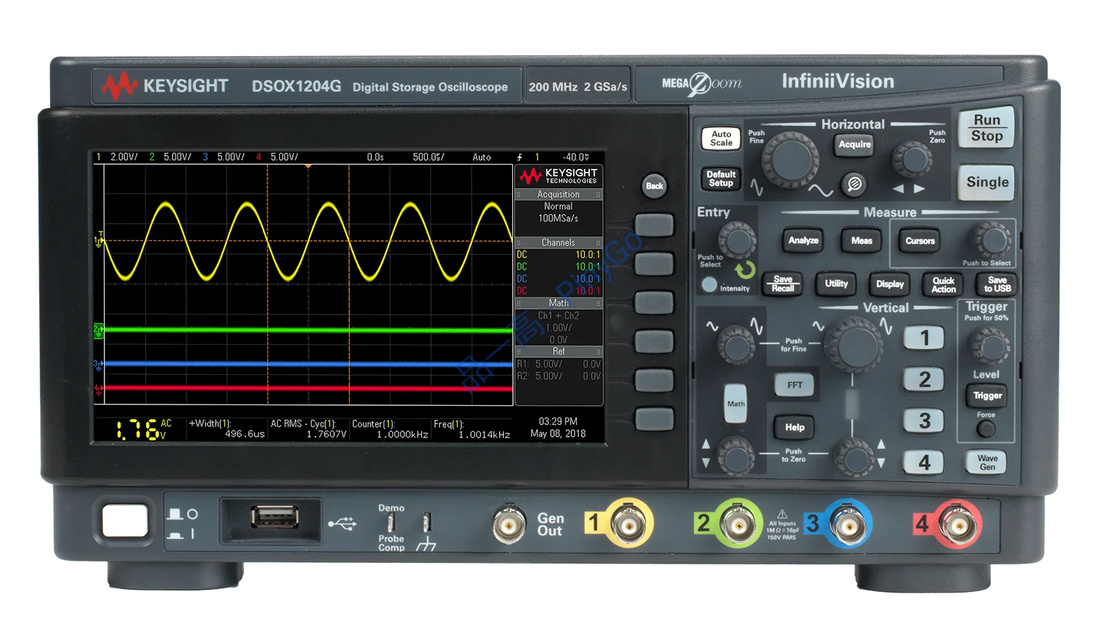 InfiniiVision DSOX1202A Oscilloscope